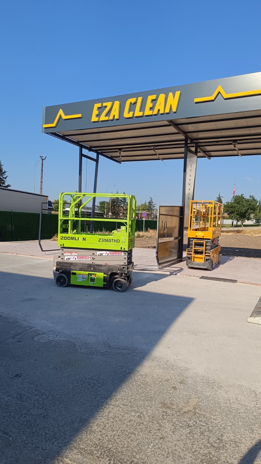 Direk ve tabela bakımı için sahada erişim